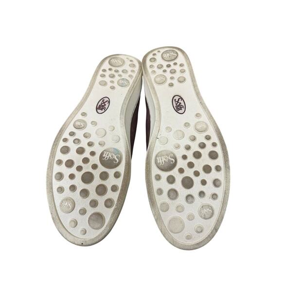 Sofft Size 8.5 Safia Berry Leather Slip On Comfort Sneaker Shoe Walking Travel - Picture 9 of 12